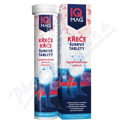 Iq Mag Křeče šumivé Tablety Grapefruit 20ks