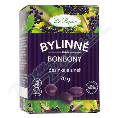 Dr.popov Bonbony Bezinka A Zinek 70g