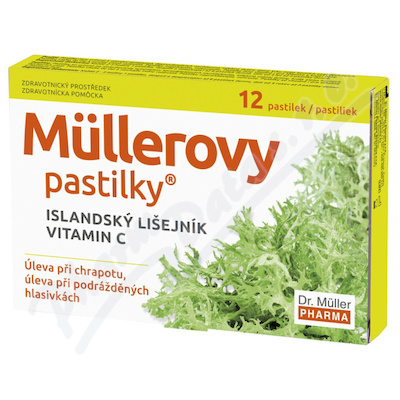 Müllerovy Pastilky S Islandským Lišejníkem 12ks Zp