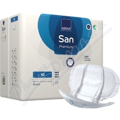 Abena San Premium 10 pleny absorpční, prodyšné, 2800ml, 25ks