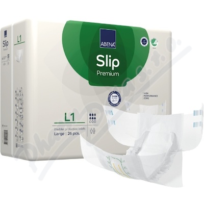 Abena Slip Premium L1 kalhotky absorpční, prodyšné, boky 100-150CM, 2500ML, 26KS