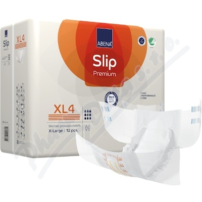 Abena Slip Premium Xl4 kalhotky absorpční, prodyšné, boky 110-170CM, 4000ML, 12KS