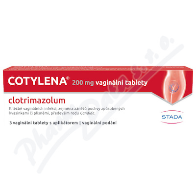Cotylena 200 mg 3 vaginální tablety