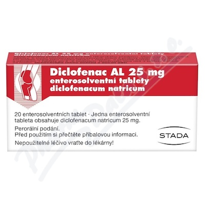 Diclofenac AL 25 mg 20 tablet