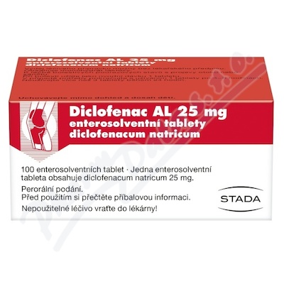 Diclofenac AL 25 mg 100 tablet