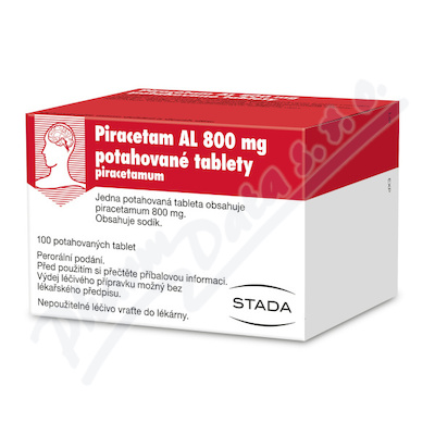Piracetam AL 800 mg 100 potahovaných tablet