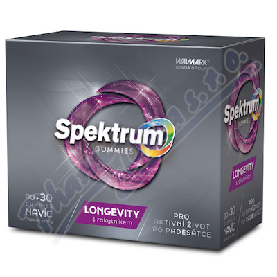 Walmark Spektrum Gummies Longevity s rakytníkem 90+30 tablet zdarma