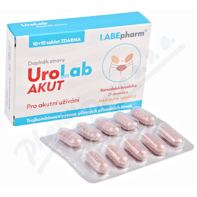 Labe Pharm Urolab Akut Tbl.10+10