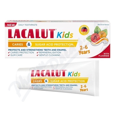 Lacalut Kids 2-6 let zubní pasta 55 ml