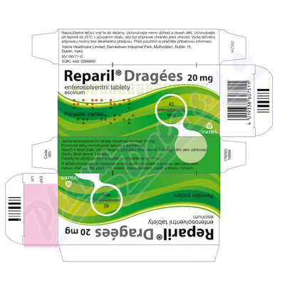 Reparil Dragées 20mg 40 tablet
