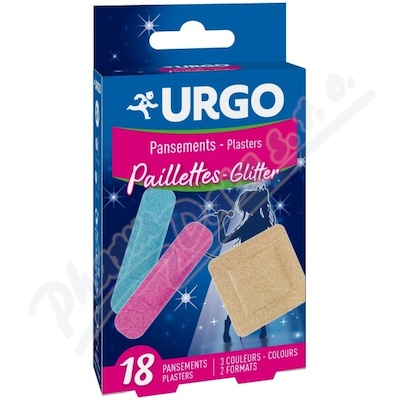 Urgo Glitter Třpytivé Dětské Náplasti 18ks
