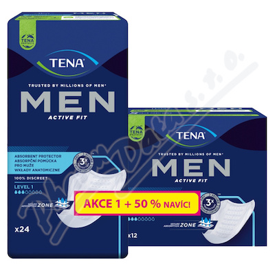 Tena Men Level 1 Inkontinenční vložky +50% Navíc 36ks