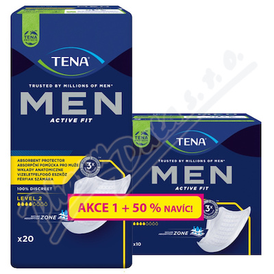 Tena Men Level 2 Inkontinenční vložky +50% Navíc 30ks