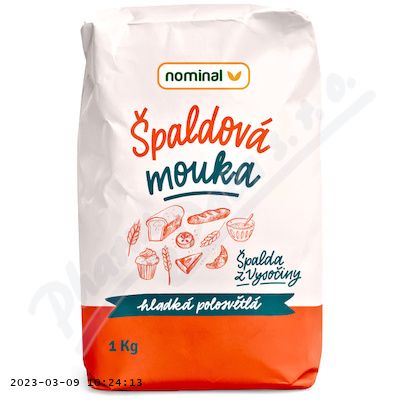 Nominal Špaldová mouka hladká polosvětlá 1 kg