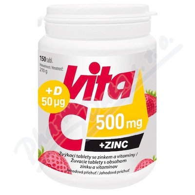 Vita-c 500mg + zinok + vitamín D 150 tablet