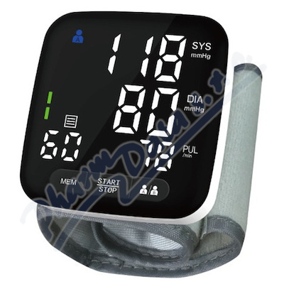 Simplymed Automatický zápěstní digitální tlakoměr U63I