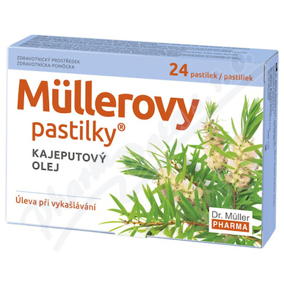Dr.Müller Müllerovy Pastilky s kajeputovým olejem 24 pastilek