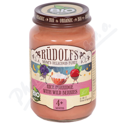 Rudolfs Rýžová kaše s lesními plody Bio 190 g