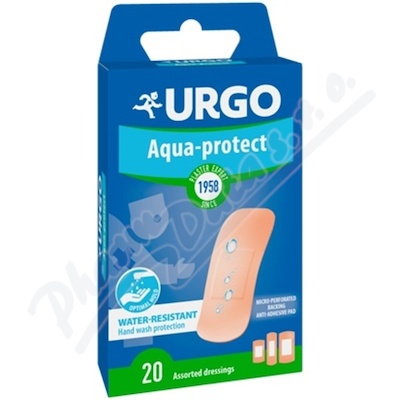 Urgo Aqua-protect omyvatelná náplast 20 kusů