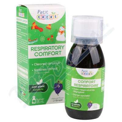 Petit Chéne Respiratory Comfort 125ml dětský sirup na problémy dýchacích cest a krku