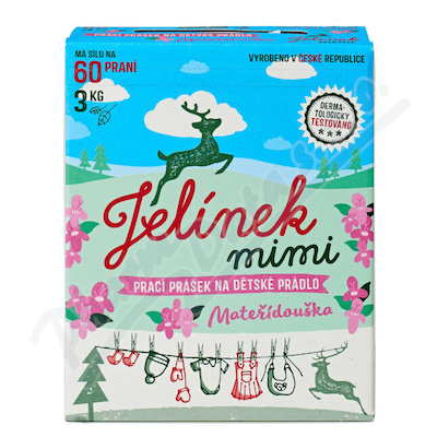 Jelínek Mimi prací prášek na dětské prádlo mateřídouška 3000 g