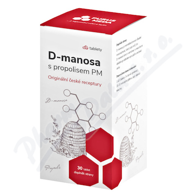 Purus Meda D-manosa s propolisem 30 tablet