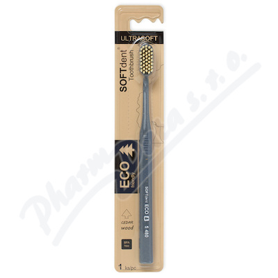 Softdent Eco zubní kartáček ultrasoft 1 kus
