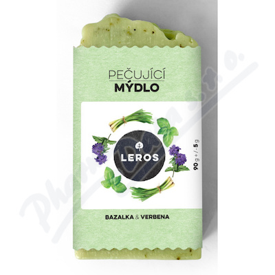 Leros Pečující mýdlo bazalka & verbena 90 g