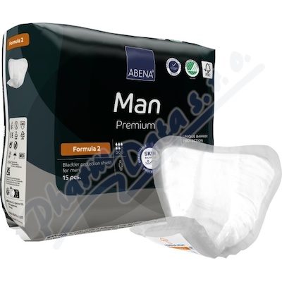 Abena Man Premium Formula 2 vložky absorpční, pro muže, 700ml, 15ks