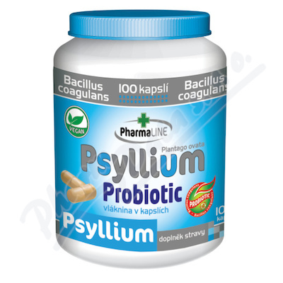 PharmaLine Psyllium probiotic 100 kapslí