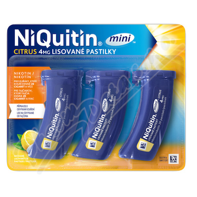 Niquitin Mini Citrus 4mg lisovaná pastilka 60