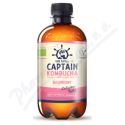 Captain Kombucha malina bio 400 ml