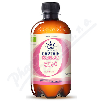 Captain Kombucha Zero malina bio 400 ml