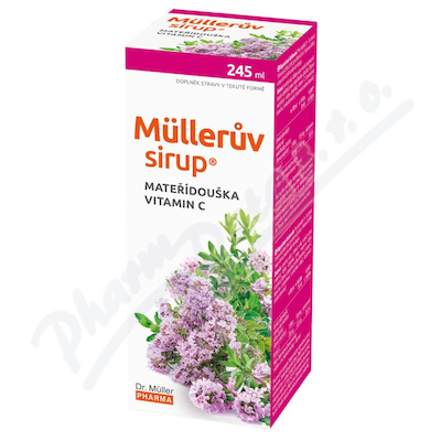 Dr. Müller Müllerův sirup s mateřídouškou a vitaminem C 245 ml