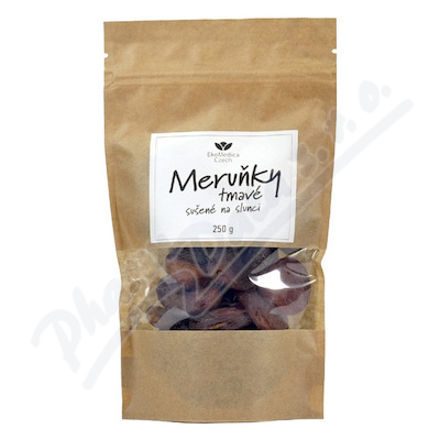 Meruňky tmavé sušené na slunci 250 g Ekomedica