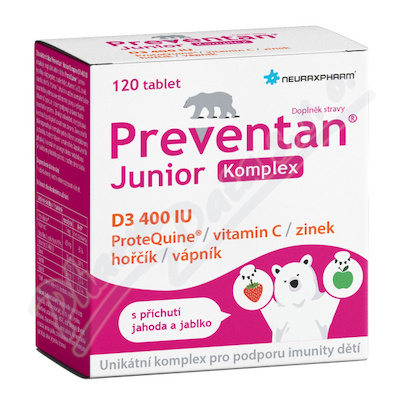 Preventan Junior Komplex D3 400IU 120 tablet