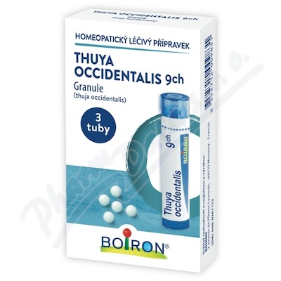 Thuya occidentalis 9CH granule 4 g 3 tuby