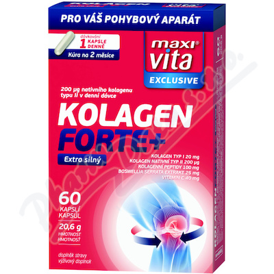 Maxi Vita Exclusive Kolagen forte+ 60 kapslí