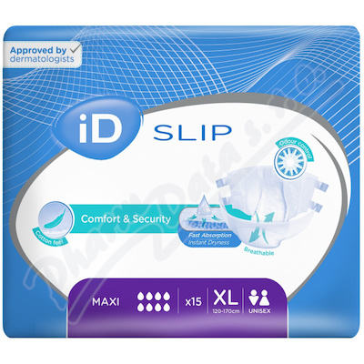 iD Slip X-Large Maxi  kalhotky absorpční lepící 15 ks