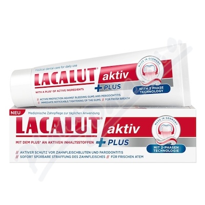 Lacalut Aktiv Plus zubní pasta 75 ml