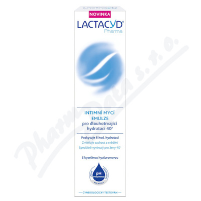 Lactacyd Pharma Intimní mycí emulze pro dlouhotrající hydrataci 40+ 250 ml