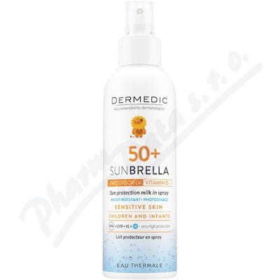 Dermedic Sunbrella Baby Ochranné mléko na opalování ve spreji SPF50+ 150 ml
