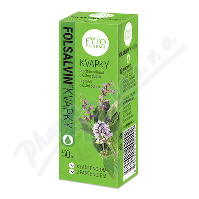 Fytopharma Folsalvin kapky pro péči o ústní dutinu 50 ml