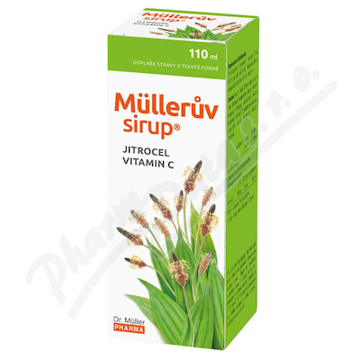 Dr. Müller Müllerův sirup s jitrocelem a vitaminem C 110 ml