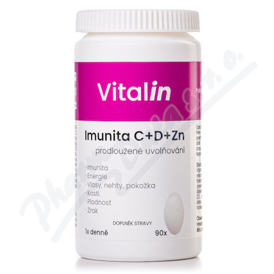Vitalin Imunita C+D+Zn 90 tablet