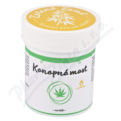 Zelená Země Konopná mast na kůži s měsíčkem 100 ml
