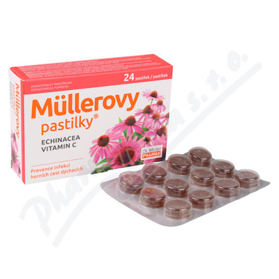Dr.Müller Müllerovy pastilky s echinaceou 24 pastilek