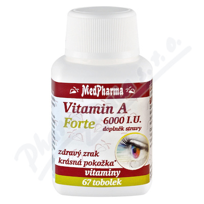 Medpharma Vitamin A forte 6000 I.U. 67 tobolek