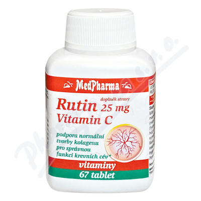 Medpharma Rutin 25 mg + vitamin C 67 tablet