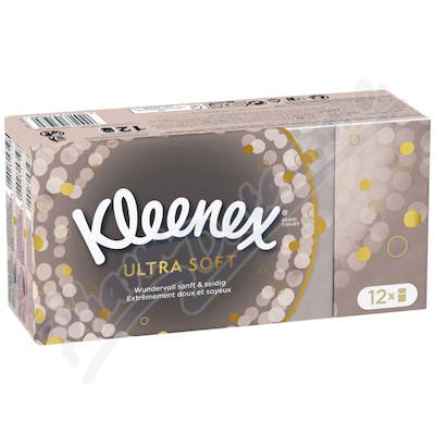 Kleenex Ultra soft papírové kapesníky 12x9 kusů